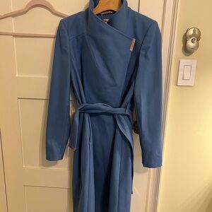 Ted Baker Pea Coat- Blue